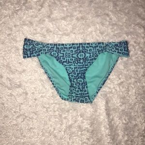 Blue bikini bottom